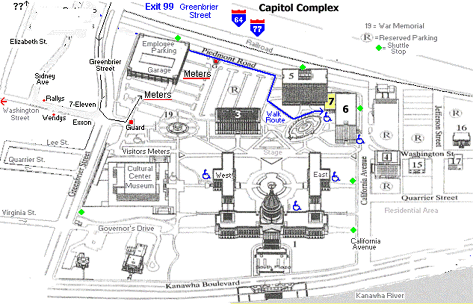ADA - Map of Capitol - Large
