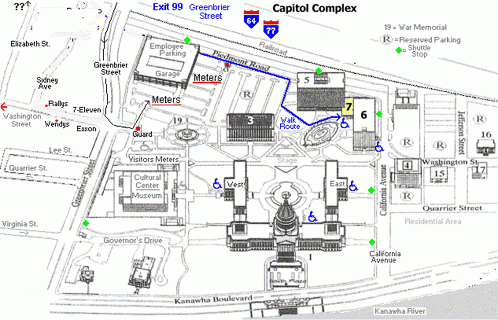 ADA - Map of Capitol - Large